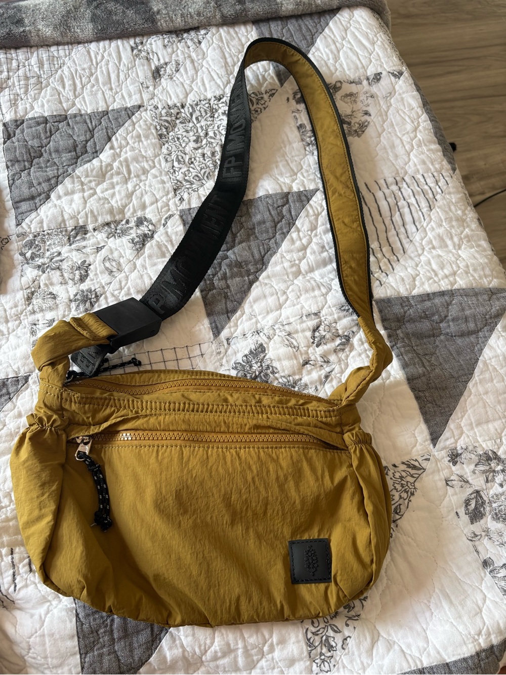 FP Movement by Free People Mustard Yellow Crossbody Belt Bag